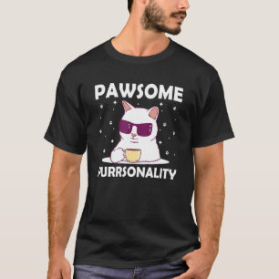 Tolle Katzenpersönlichkeit  Katzenwitz Süße Katze  T-Shirt