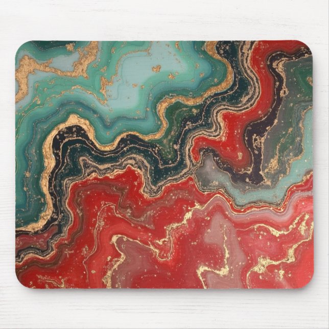 Tolle Marmor trendy modern Mousepad (Vorne)
