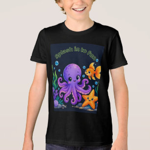 Tolle Meer Freunde T-Shirt – Octopus, G Tri-Blend Shirt