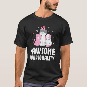 Tolle Miezekatze Charakter Katzenwitz Süße Katze M T-Shirt