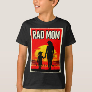 Tolle Mom Mutter und Tochter Fußball-Mom Sonnenunt T-Shirt