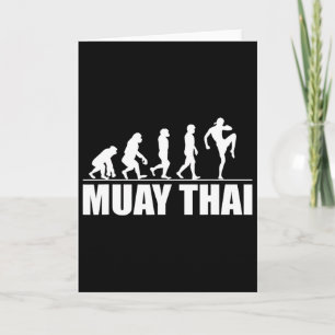 Tolle Muay Thai Evolution Geschenk Kickboxen Marti Karte