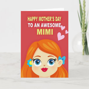 Tolle Mutter Florale Kunstkarte Karte