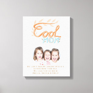 Tolle Mutter Handlettering Muttertag Foto Leinwanddruck