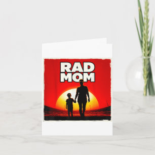 Tolle Mutter Mutter und Sohn Fußballmutter Sonnenu Karte