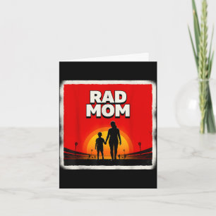 Tolle Mutter Mutter und Sohn Fußballmutter Sonnenu Karte
