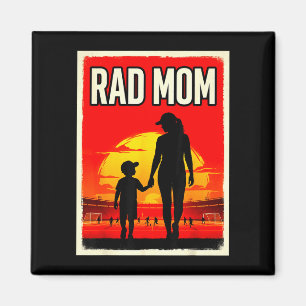 Tolle Mutter Mutter und Sohn Fußballmutter Sonnenu Magnet