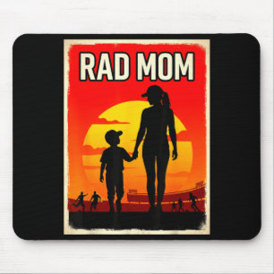 Tolle Mutter Mutter und Sohn Fußballmutter Sonnenu Mousepad
