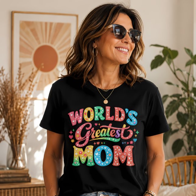 Tolle Mutter Retro-Blumen-Typografie Tri-Blend Shirt (Von Creator hochgeladen)