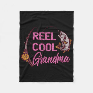 Tolle Oma Damen Angler Angeln Fleecedecke