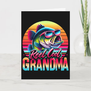 Tolle Oma Muttertagsgeschenke Lustiger Angelsport Karte