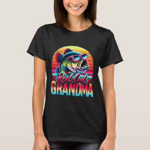 Tolle Oma Muttertagsgeschenke Lustiger Angelsport T-Shirt