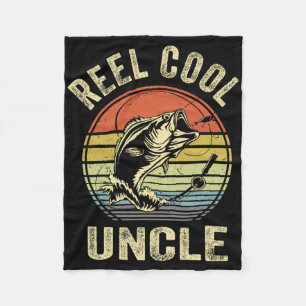 Tolle Onkel-Shirt Vatertag B Fisch Vater Angeln Fleecedecke