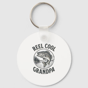 Tolle Opa Vintage Angel Bass Shirt Design Schlüsselanhänger