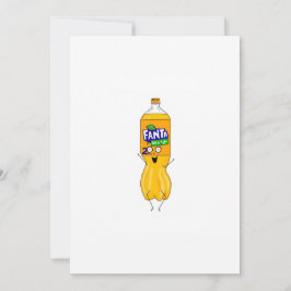 Tolle, orange Limonade individuell anpassen Einladung