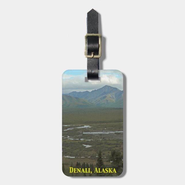 Tolle Orte - Denali Alaska Einfache Ausweise Perso Gepäckanhänger (Vorderseite vertikal)