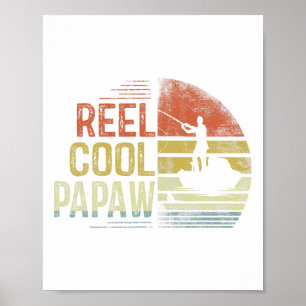 Tolle Papaw-Angeln Geschenke Papaw Geburtstag Vint Poster