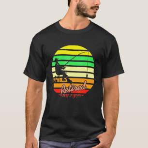 Tolle Retro Ruheständler Fischer Vorhanden T-Shirt