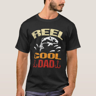 Tolle Rolle Dad Toter Hund beim Angeln mit Nasser T-Shirt