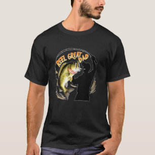Tolle Rolle Papa lustig Spaß Barsch Angeln Fischer T-Shirt