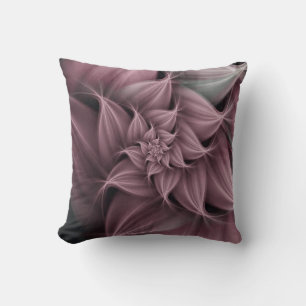 Tolle Rose Blumen Fraktal Kissen