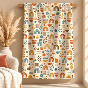 Tolle Rust-Sage-Blatt-Wurfdecke Design Fleecedecke