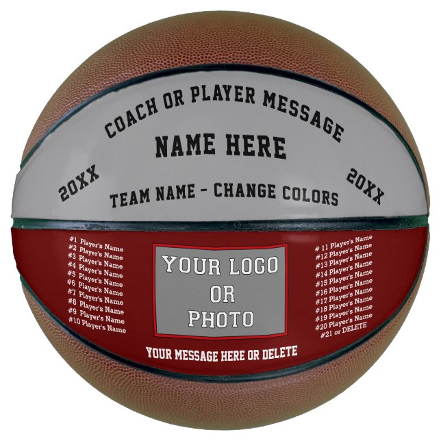 Tolle, Senior Night Geschenkideen für Basketball (Vorderseite)