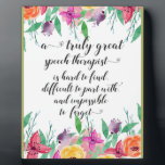 Tolle Sprachtherapeut danken SLP Geschenk Fotoplatte<br><div class="desc">Guter Sprachtherapeut bedankt sich bei Ihnen für ein tolles Angebot - Kunstdrucke aus verschiedenen Materialien. Eine tolle Geschenkidee, um Ihre Zuhause aufzuhellen. Kaufen Sie dieses Kunstwerk auch auf Telefonkisten, Kleidung, Tasse, Kissen und mehr. Poster und Kunstdruck auf Kleidung und für Ihre Wand - verschiedene Hintergründe - großartig für Sie und...</div>