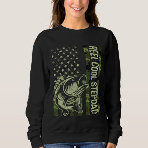 Tolle Stiefvater Tarnung Amerikanische Flagge Ange Sweatshirt