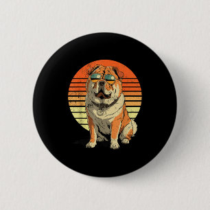 Tolle stolze Chow-Chow-Männer Frauen Vintage-Hunde Button