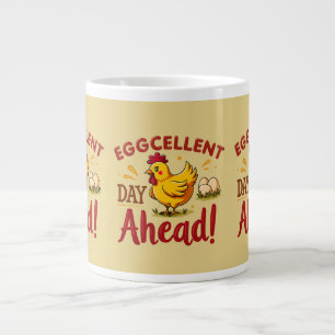 Tolle Tag Voraus Lustige Hühnerfarm Jumbo-Tasse