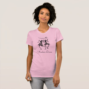 Tolle und glückliche Silhouettentänzer T-Shirt