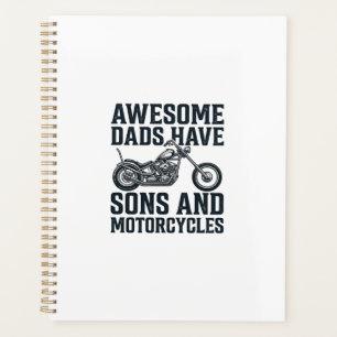 Tolle Väter haben Söhne und Motorräder Design_1 Planer