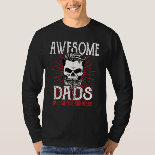 Tolle Väter haben Tätowierungen Vater Sohn Tochter T-Shirt