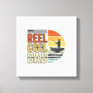 Tolle Vintage-Angler-T-Shirt Design für den coolen Leinwanddruck