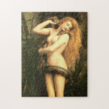 Tolle Vintage-Schönheit Lilith mit Schlange