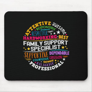 Tolle Woche der Wertschätzung für Familiensupport- Mousepad