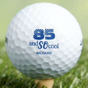 Toller 85. Geburtstag Papa Coole Blaue Custom Golfball