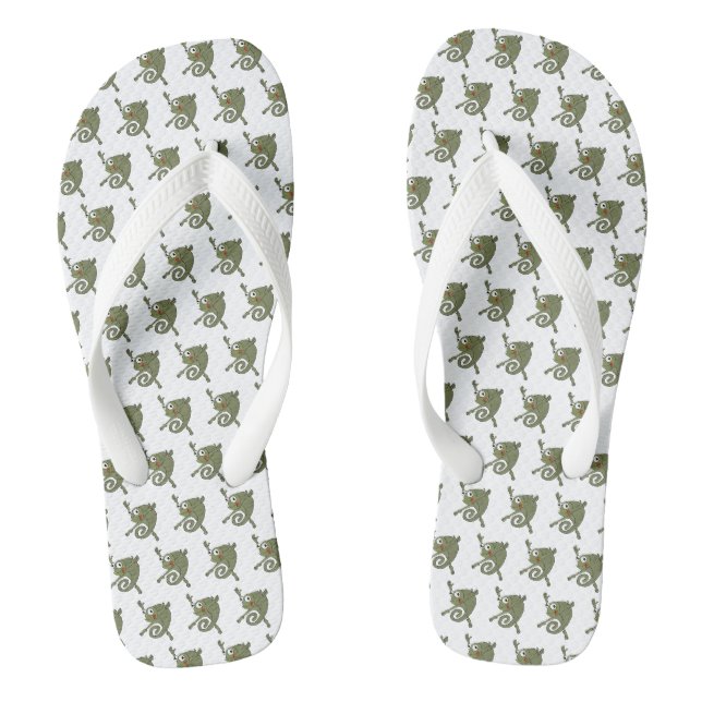 Toller Chamäleon Flip Flops (Fußbett)