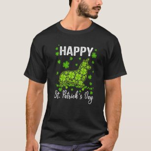 Toller Corgi Saint Patrick Tag Hund Papa Mama T-Shirt