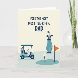 Toller Dad Golf Szene Karte