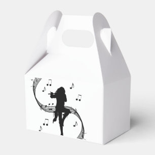Toller einsamer Flötenspieler Musik  Geschenkschachtel