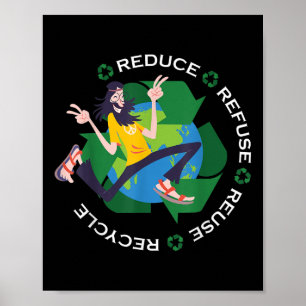 Toller Erdball Weltglobus Tag der Erde Umwelt schü Poster