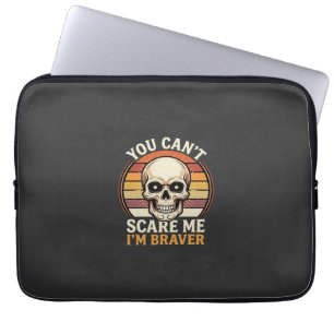 Toller Halloween-Totenkopf Retro-Horror-Design_1 Laptopschutzhülle