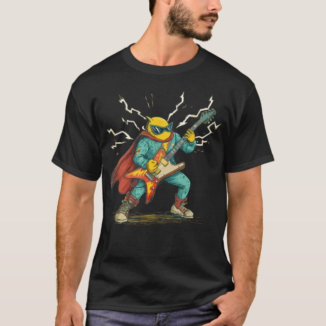Toller Held Look Mit Cape Und T-Shirt (Vorderseite)