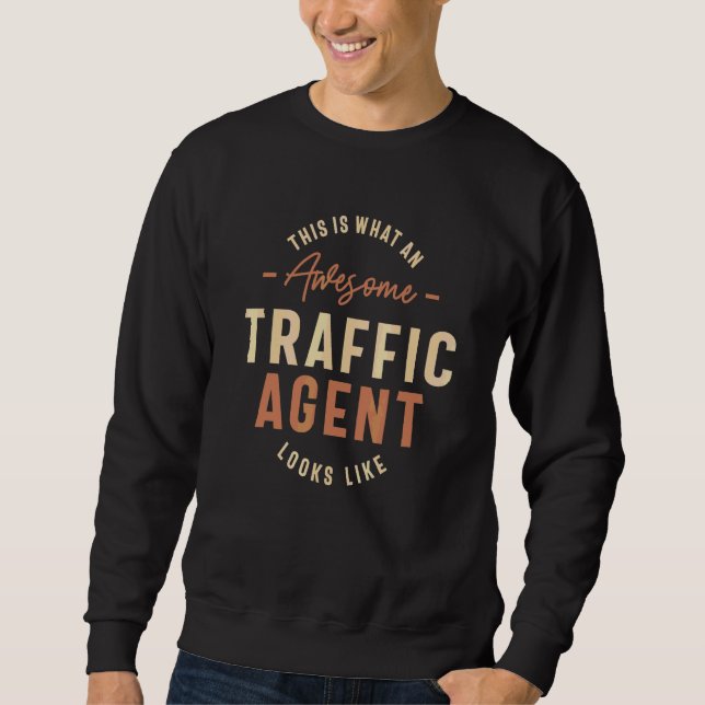 Toller Job als Verkehrsmittel-Agent Beruf Sweatshirt (Vorderseite)