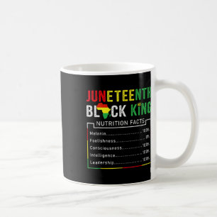Toller Juneteenth Schwarzer König Melanin Vatertag Kaffeetasse