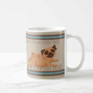 Toller Kaffee Tasse mit Mops