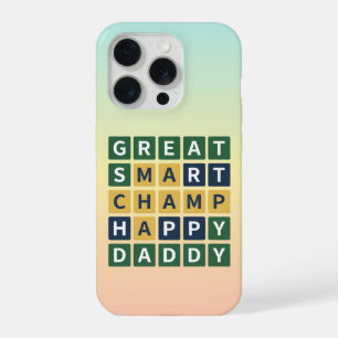 TOLLER KLUGER CHAMPION GLÜCKLICHER VATER Wordle-St iPhone 15 Pro Hülle