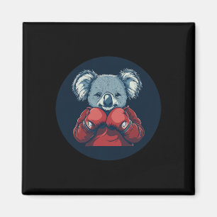 Toller Koala-Bär-Boxer für eine Knockout-Stimmung  Magnet
